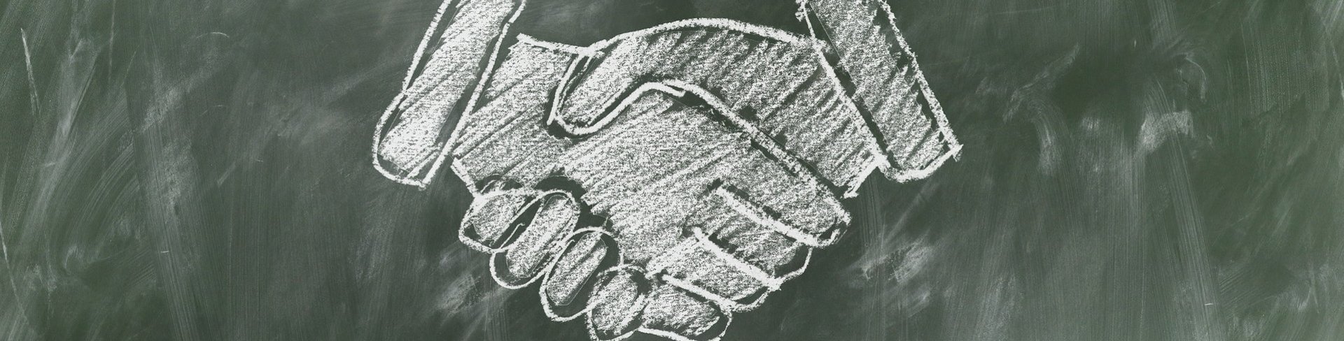 Zeichnung: Schüttelnde Hände